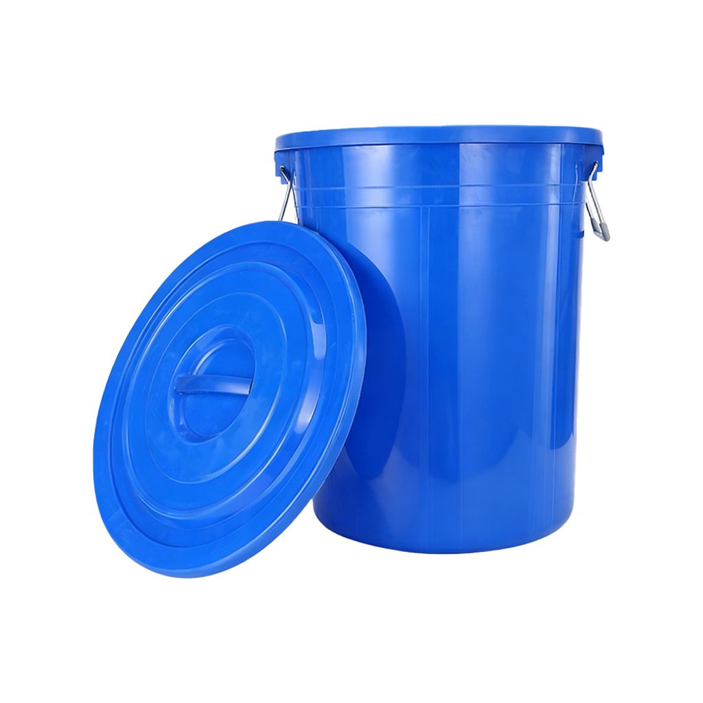 大型垃圾桶連蓋 (藍色)