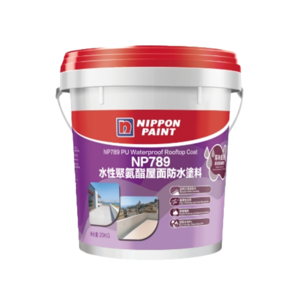 Nippon|立邦 NP789水性聚氨酯屋面防水塗料 20kg 灰色