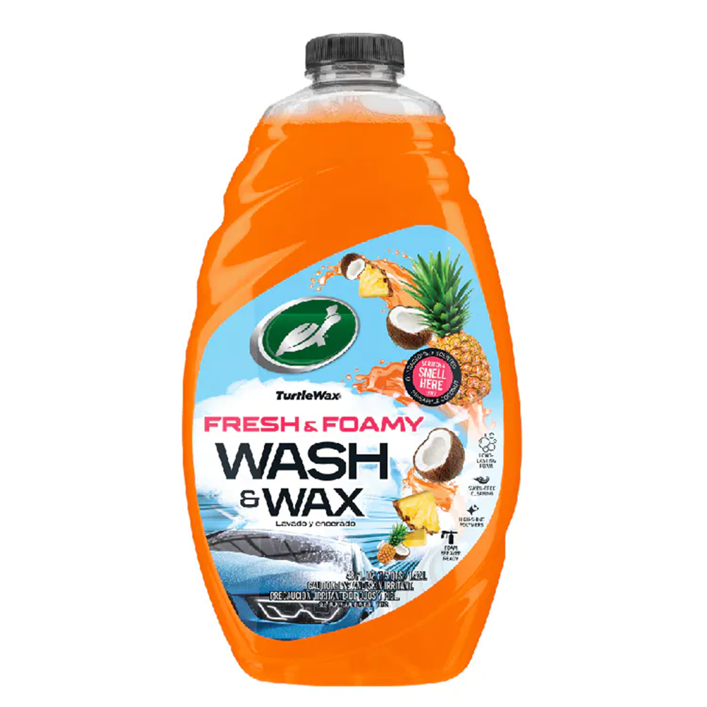 TurtleWax|龜牌 清新夏日泡沫洗車蠟水 T-54350 1.42L (鍍膜適用)