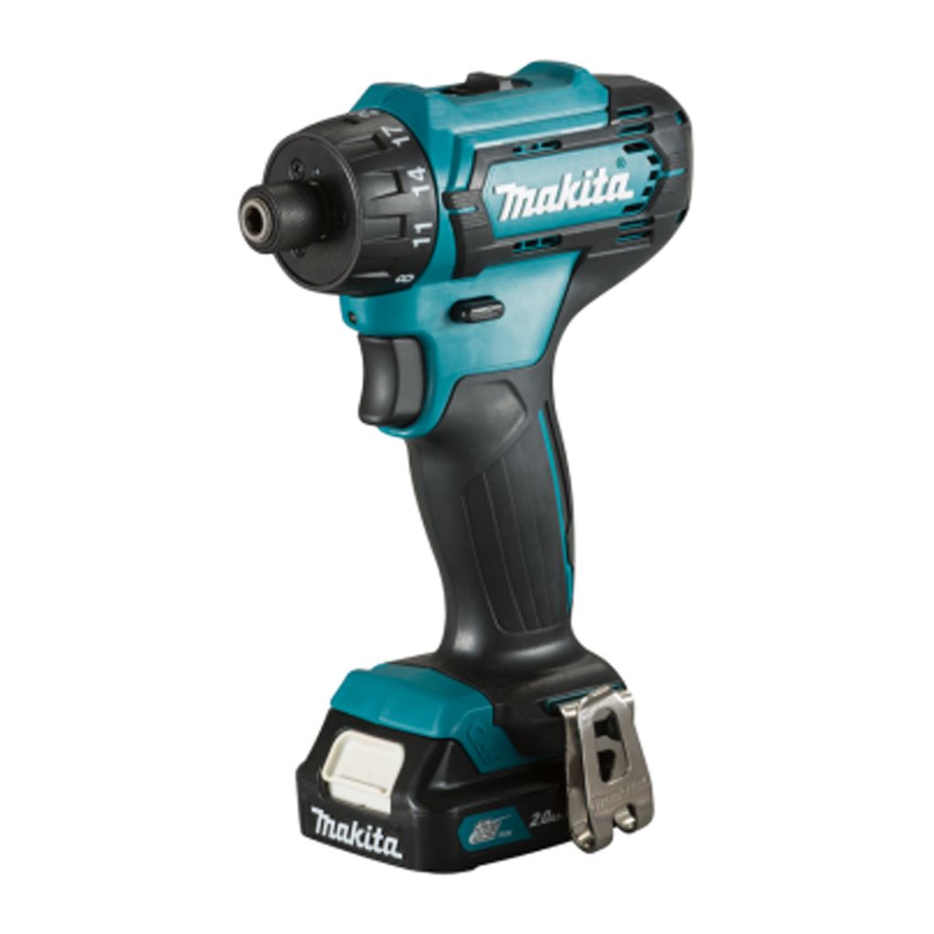 Makita|牧田牌 12V充電起子電鑽 DF033DSAE (連2Ah電x2及充電器套裝)