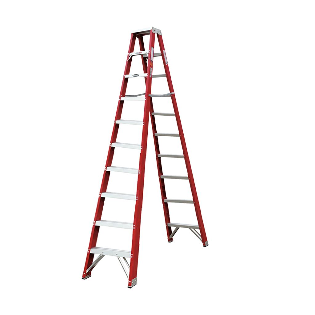 Maple|楓葉牌 玻璃鋼絕緣雙側梯 XG-107A11 踏板數: 11+11