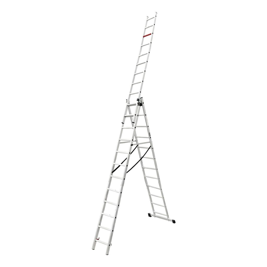 Maple|楓葉牌 鋁合金多功能組合梯 (3聯) XG-116A3x10 踏板數: 10+10+10