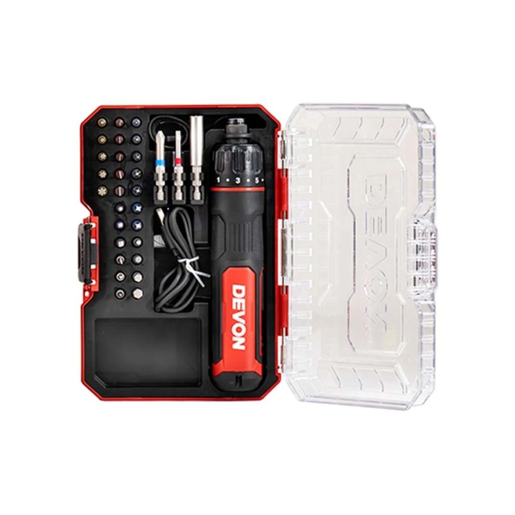 Devon|大有 充電螺絲批組套 (連塑盒) 4V 5617Li