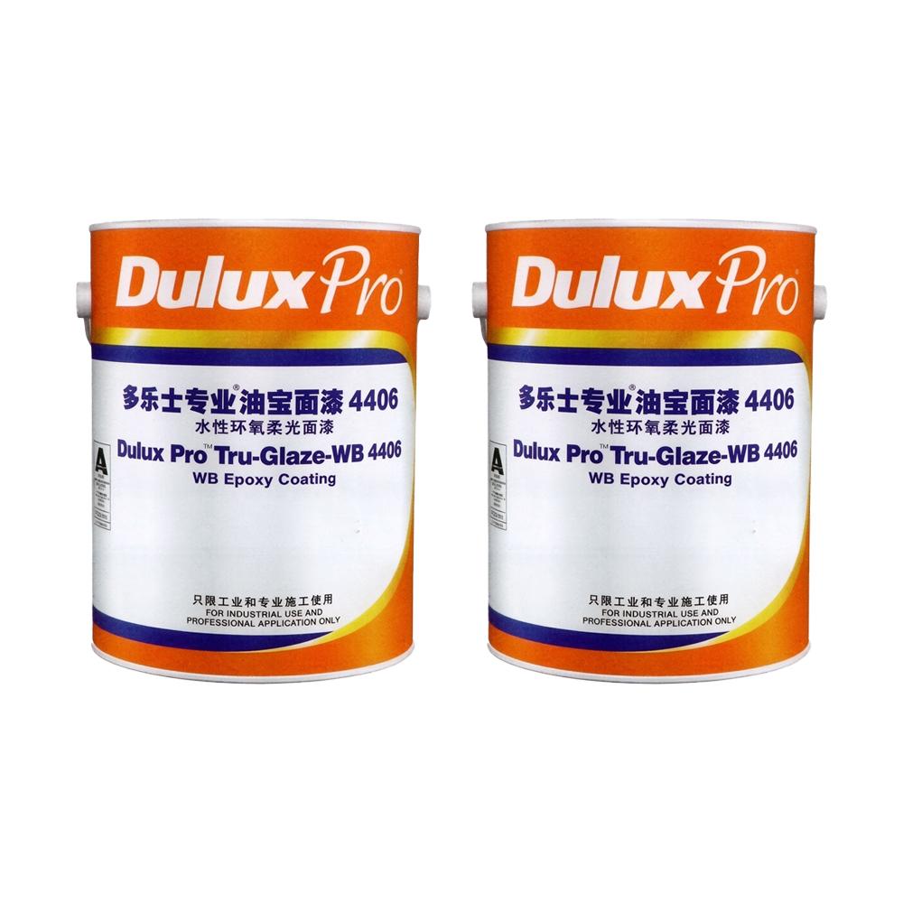 Dulux|多樂士 專業水溶性半光油寶面漆 4406 5L/套 (2.5L+2.5L)