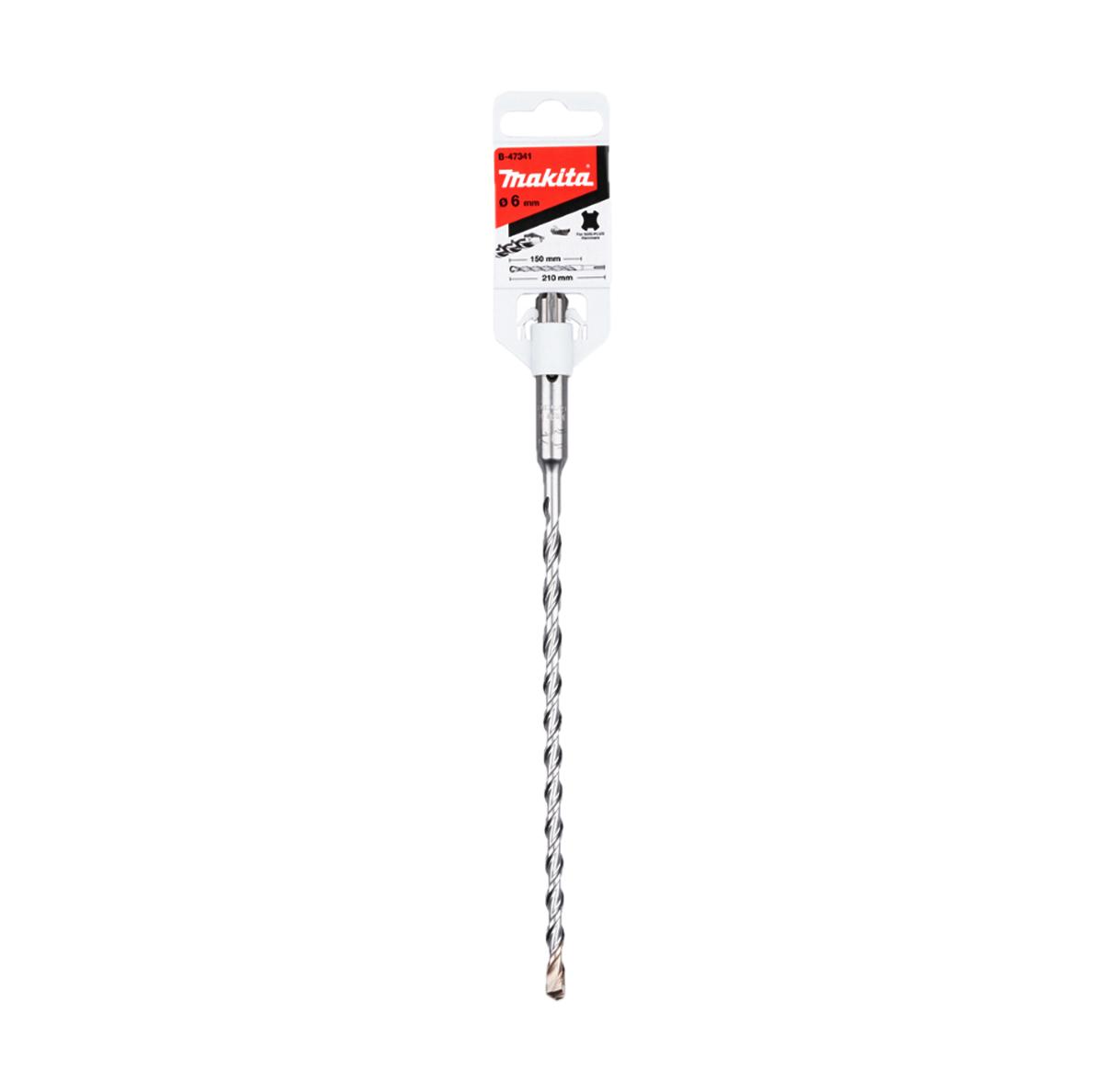 Makita|牧田 V PLUS 四坑鑽頭(兩刃) 6*210mm B-47341